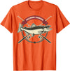 Fishing Teez Salmon Fishing T-Shirt T-Shirt - Orange