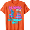 gaming gamer Birthday Llama Pinata Family Apparel mama Birthday Boy Llama Pinata Party family mathing women T-Shirt - Orange
