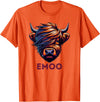 Emo Cow Cute Scottish Highland Emoo Grunge Men Women Music T-Shirt - Orange