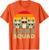 Funny Llama Gift Llama Lover Accessories & Stuff Funny Llama Design for Men Women Llama Alpaca Farm Animal T-Shirt - Orange