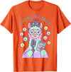 Cute Bingo Caller Activity Staff Gear Official Bingo Caller Llama Funny Activity Director Alpaca T-Shirt - Orange