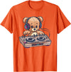 Colorful Teddy Art I Kids Teddy Bear Cute Teddy DJ T-Shirt - Orange