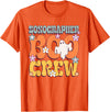 Blooming Echo Ultrasound Care Tees Sonographer Boo Crew Halloween Ghost T-Shirt - Orange