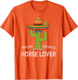 Cartba Horse Co. Funny Horse Lover Ranch Equestrian T-Shirt - Orange