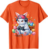 Funny Gaming Game Bunny Rabbit Easter Men Boy Toddler Kid T-Shirt in Orange