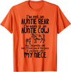 I'm Not An Auntie Bear I'm More Of An Auntie Cow T-Shirt - Orange