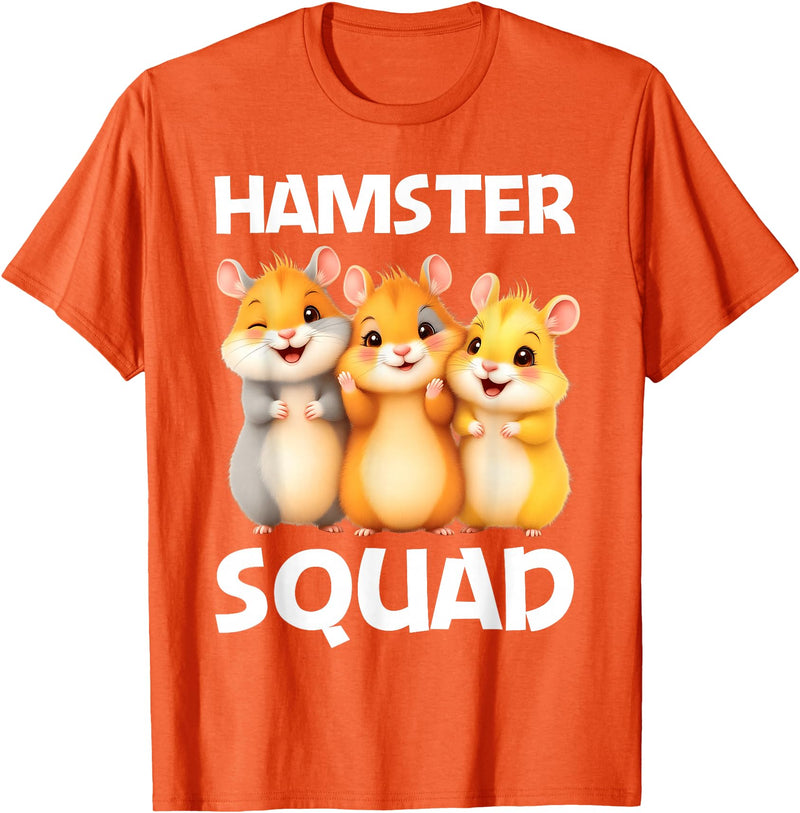 Cute Hamster Design for Men Women Kids Dwarf Hamster Lovers T-Shirt - Orange
