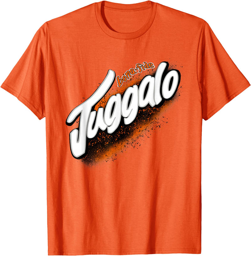 Juggalo Halloween Juggaooze Design Monster Splash Graffiti T-Shirt - Orange