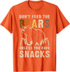Bear Community Bear Brotherhood Gay Men Gifts Gay Bear Pride Don't Feed Bears Funny Bear Flag T-Shirt - Orange