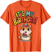 It's My Birthday Cute Hamster for Kid's Party Celebration T-Shirt - Orange
