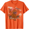 Funny Highland Cow Bandana Headband Animal Scotland Farm Animal Bandana Scottish Highland Cow T-Shirt - Orange