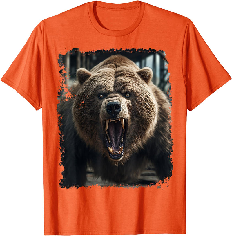 Noah&Friends Vintage Bear T-Shirt - Orange