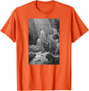 Urban Empyre Gustave Dore Daniel in the Lions Den T-Shirt - Orange