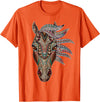 Horse Art Studios Horse Tribal Abstract Art Native American Style T-Shirt - Orange