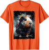 Guinea Pig Lovers Guinea Pig Tees Guinea Pig Shirt Furry Potato Watercolor Guinea Pig Funny T-Shirt - Orange