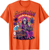 Summerween Halloween in July Spooky Summer Horror summerween Sun Sand and Scare Skeleton Halloween T-Shirt - Orange