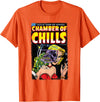 Velleity Studios Horror Comic Book Cover Chamber of Chills 19 T-Shirt - Orange