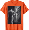 SH-Star Cat Lion Mirror Reflection Art Gifts Animal Face Ni T-Shirt - Orange