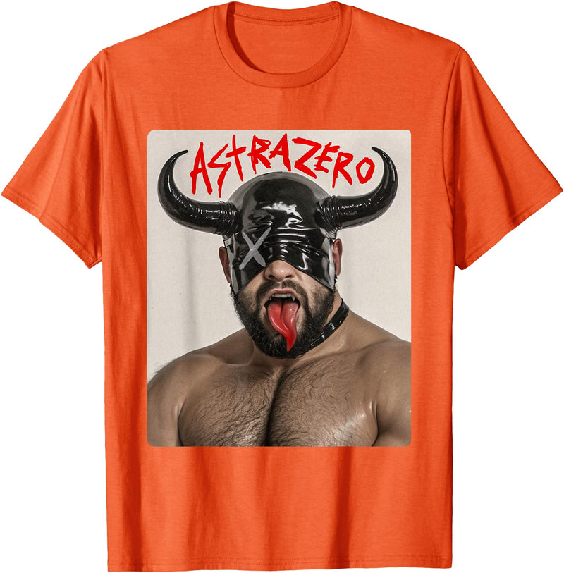 Astra Zero Gay Bear Punk Devil T-Shirt - Orange