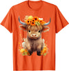 Western Shirts for Girls Men, Highland Cow Gifts Cow, Scottish Highland Cow, Western Wear, Highland Cow T-Shirt - Orange