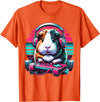 Guinea pig Rodent Game Lover Clothing Co. Guinea Pig Video Game Rodent Lover Animal Guinea Pigs Gamers T-Shirt - Orange