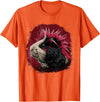 Guinea pig pet love Guinea Pig Punk T-Shirt - Orange