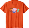 Peppa Pig HEE HEE! George Playing with Mr. Dinosaur T-Shirt - Orange
