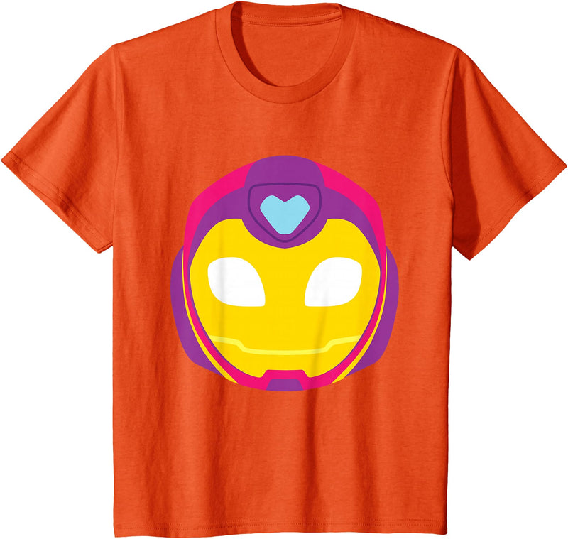 Marvel Iron Man and His Awesome Friends Ironheart Big Face T-Shirt - Orange