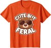 Kids Brown Bears Shirts Cute Brown Bear Kids T-Shirt - Orange