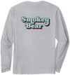 JKLM Smokey Bear Officially Licensed Long Sleeve T-Shirt - size chart