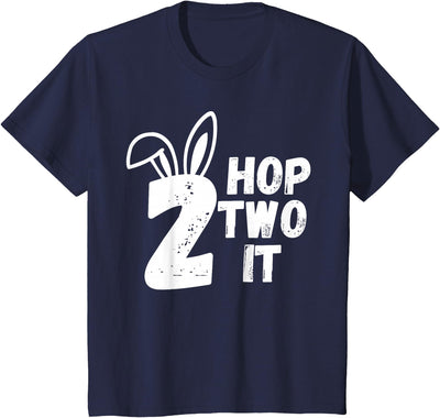 Hop Two It 2nd Birthday Bunny Ears Tee