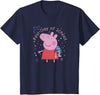 Peppa Pig First Day of School T-Shirt - Navy Blue