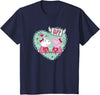 Peppa Pig Valentine's Day BFF Love Peppa & Suzy Heart Stamp T-Shirt - Navy Blue