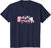 Peppa Pig Party Time Peppa & Suzy Logo Youth T-Shirt - Navy Blue