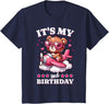 2 Year Old Girl Plane Birthday Party Kids Designs Kids 2nd Birthday Girls Airplane Birthday Party Teddy Bear Plane T-Shirt - Navy Blue