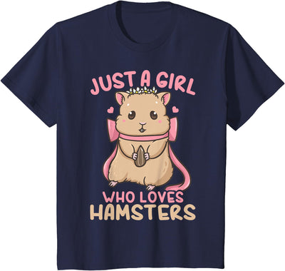 Kids Hamster Just A Girl Who Loves Hamsters T-Shirt