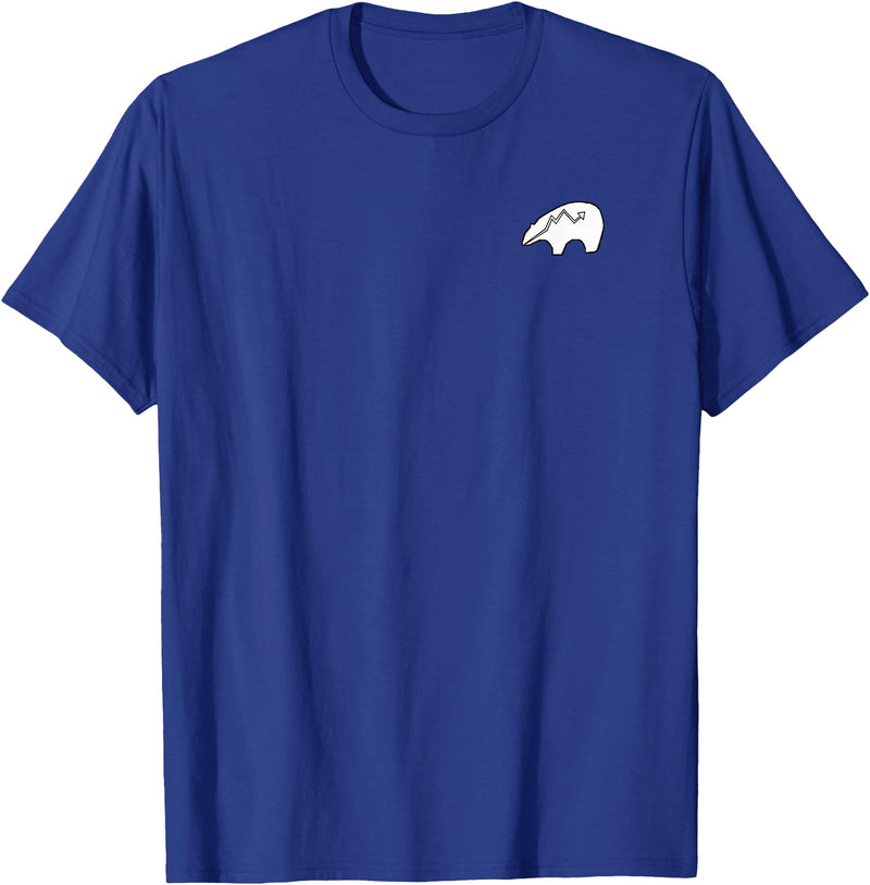 P&L Originals Zuni Bear pocket-style tee shirt emblem T-Shirt - Royal Blue