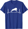 Africa Animal Safari Lion Gift Africa Lion Safari Animal Heartbeat Gift Lion T-Shirt - Royal Blue