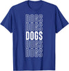 Dogs Apparel Dogs T-Shirt - Royal Blue