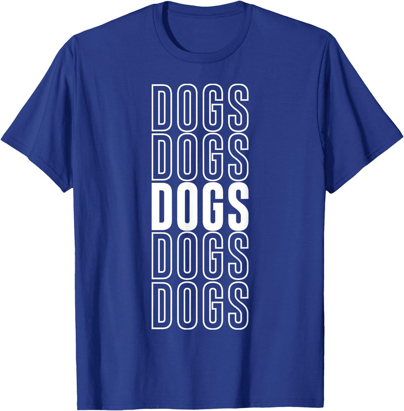 Dogs Apparel Dogs T-Shirt - Royal Blue