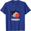 Cadelina Clothing "Perhaps" Funny Cow Meme T-Shirt T-Shirt - Royal Blue