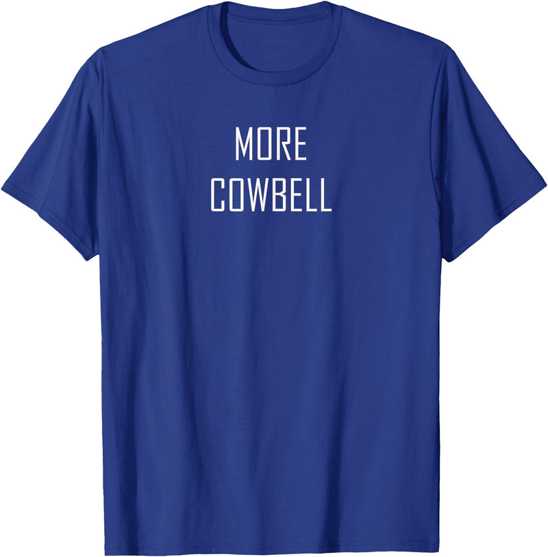 Mint Chip Productions More Cowbell Tee T-Shirt - Royal Blue