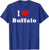 I Love Buffalo City NY Hometown Matching Classic T-Shirt - Royal Blue