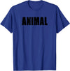 Animal Gym Rabbit Workout Bodybuilding Fitness T-Shirt in Royal Blue