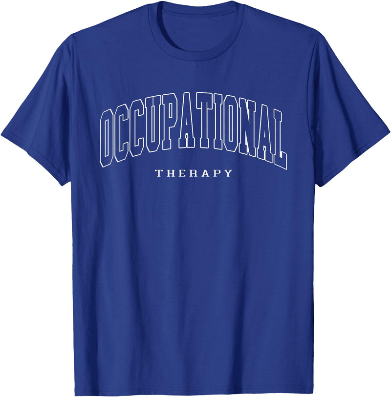 Vintage Pediatric Occupational Therapist Apparel Pediatric Occupational Therapy Occupational Therapist OT T-Shirt - Royal