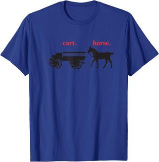 timamerine. Cart in front of the horse T-Shirt - Royal Blue