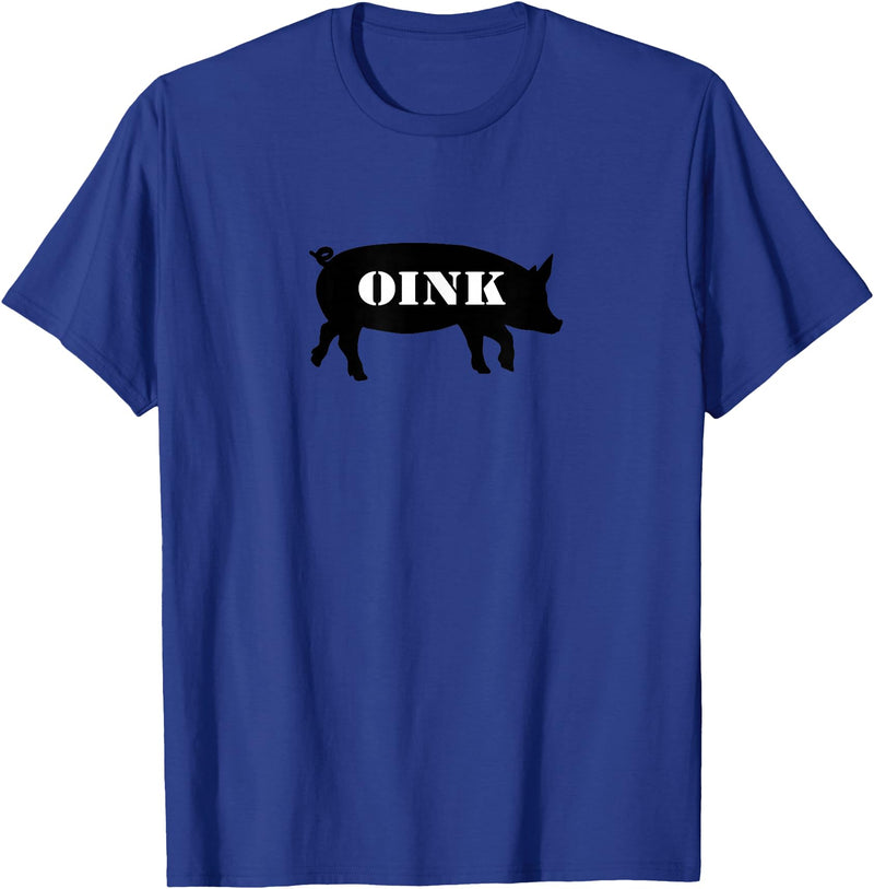 Bear Daddy Oink Pig Play Funny Gay Men's T-Shirt T-Shirt - Royal Blue