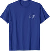 The Pocket Patch Badge Apparel Co Bear Badge T-Shirt - Royal Blue