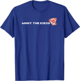 Crazy Fun Designs - Animals What The EIEIO - Farm Pig - T-Shirt T-Shirt - Royal Blue