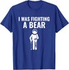 Handicap PWD Amputee And Disabled Apparel I Fought A Bear Handicap Amputee PWD Disabled T-Shirt - Royal Blue